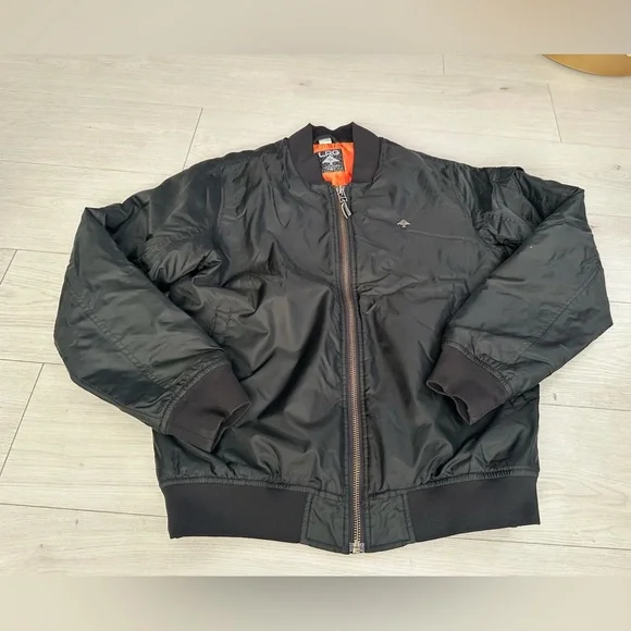LRG Puffer jacket black/orange - Picture 1 of 7